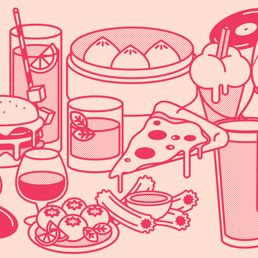 Leeds Street Feast illustration